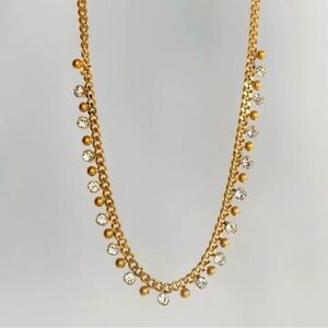 18K Gold Plated Shiny Chain Necklace